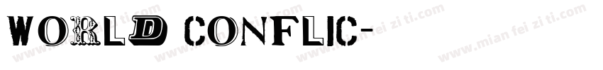 World Conflic字体转换